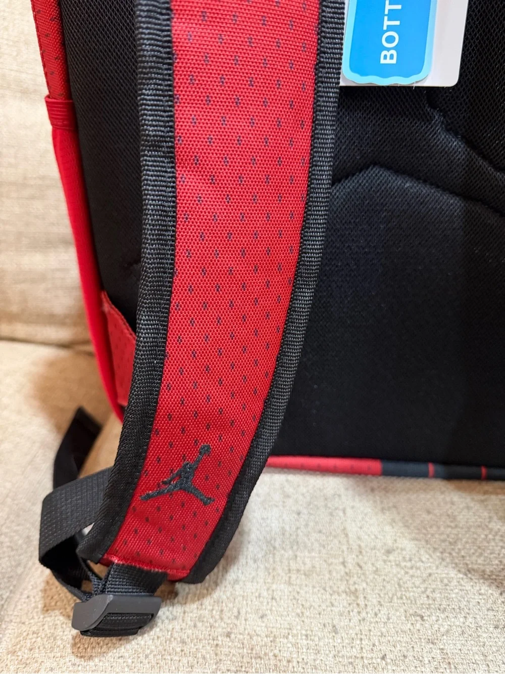 New Nike x Air Jordan Backpack Playoff Edition Red Black Large